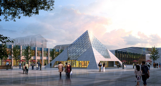 珠海金字塔网架